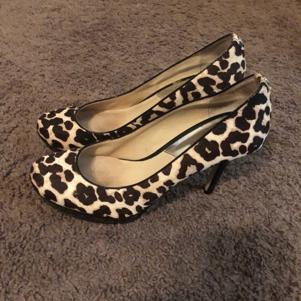 Michael Kors leopard print heels